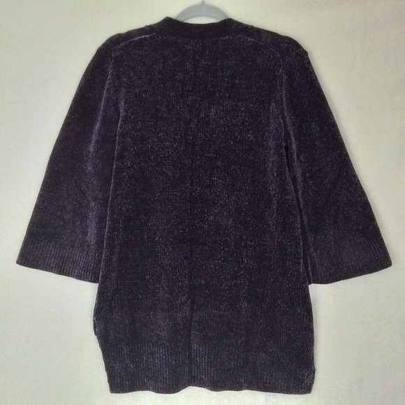Ann Taylor Casual Chenille Sweater Size XS in‎ Purple - Picture 2 of 10